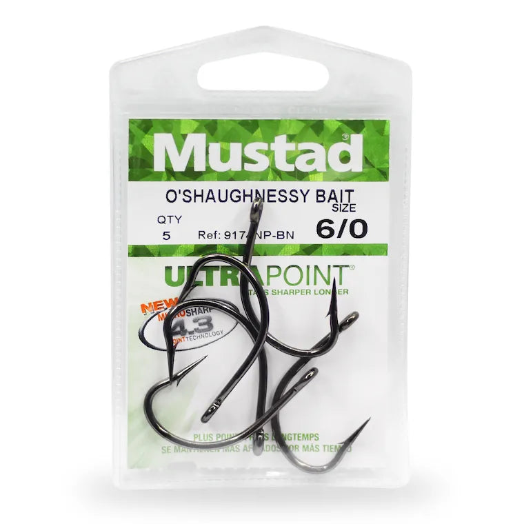 Mustad 9174NP-BN O’SHAUGHNESSY HOOK