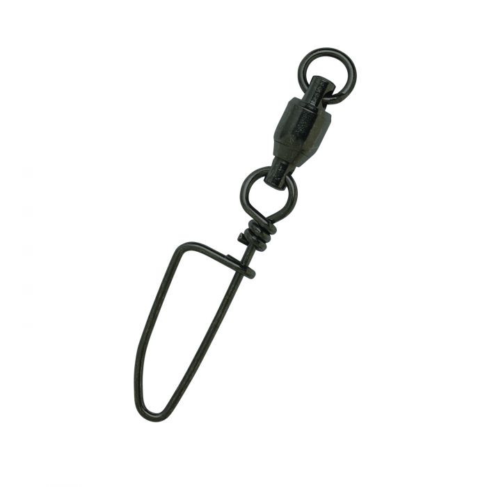 EAGLE CLAW BLACK BALL BEARING W/COASTLOCK SNAP - 01092