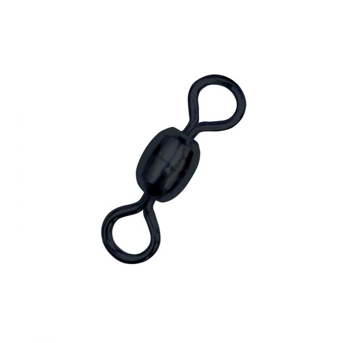 EAGLE CLAW BLACK BARREL SWIVEL - 01112