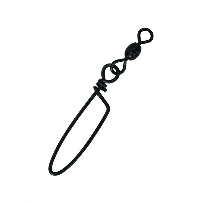 EAGLE CLAW BLACK CRANE SWIVEL W/ COASTLOCK SNAP - 01122