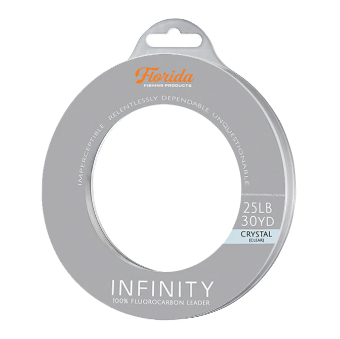 INFINITY 100% Fluorocarbon Leader (25y)- Crystal.