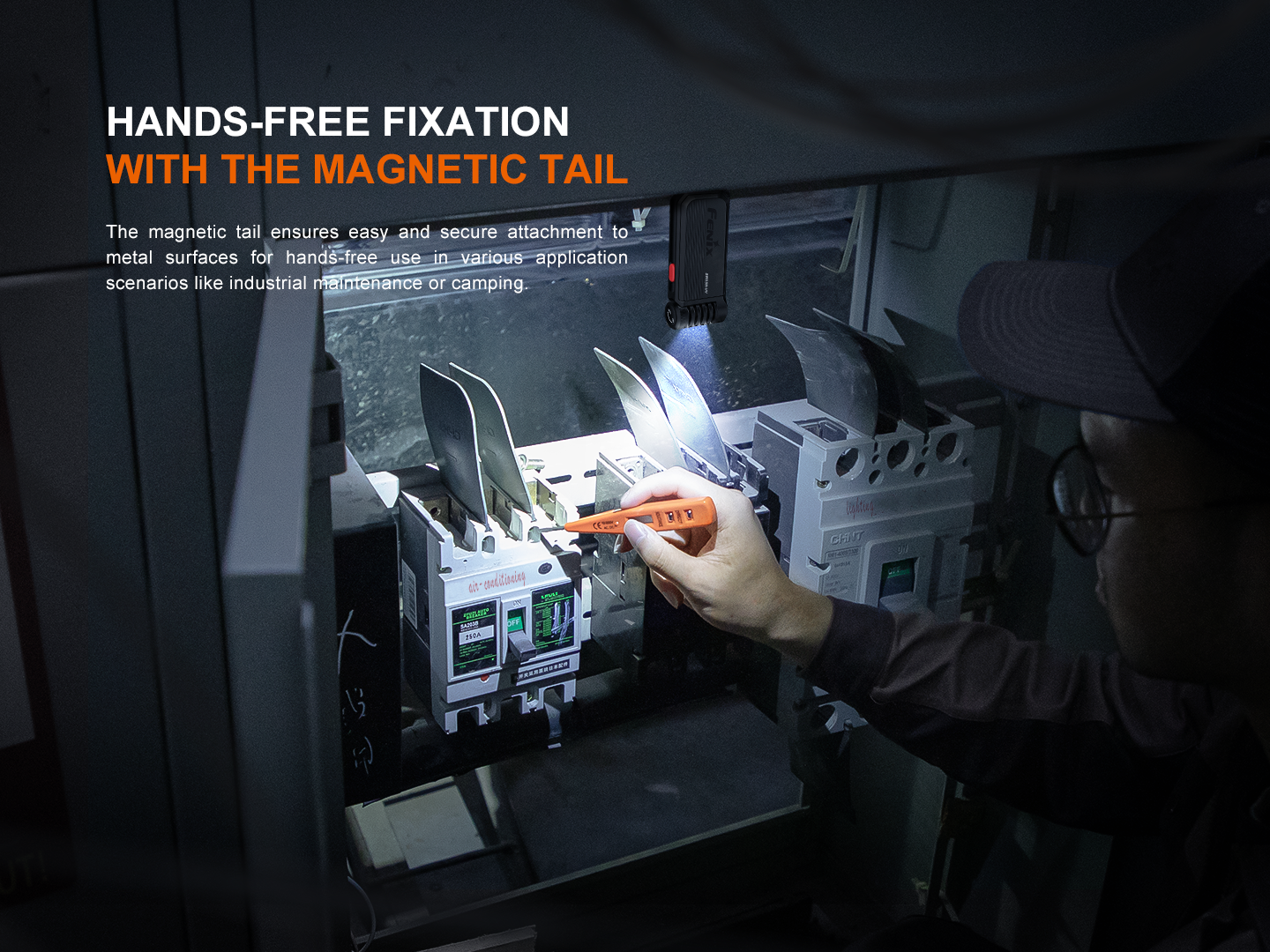 Fenix SW05R Multipurpose Clip-On Light with Red or UV Output