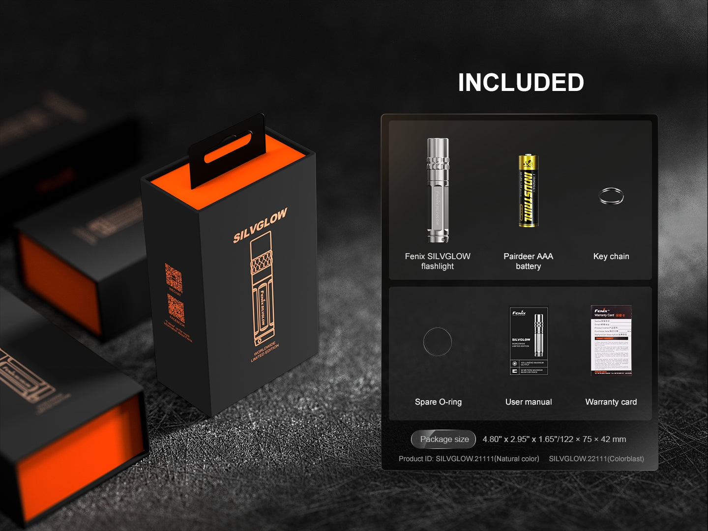 Fenix SilvGlow Limited Edition Collector's AAA Flashlight