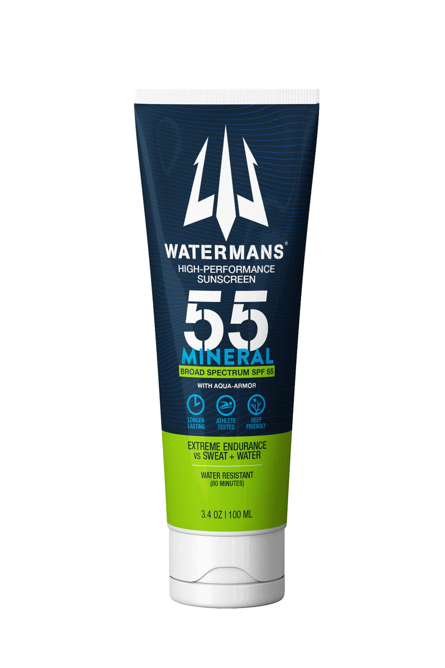 Watermans® Mineral SPF 55 Sunscreen with AQUA-ARMOR™