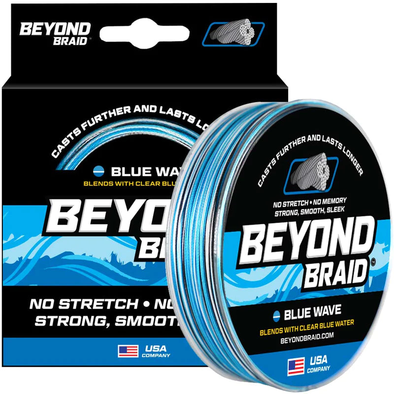 BLUE CAMO 3-500 Yrd / 30-100 lb Braid