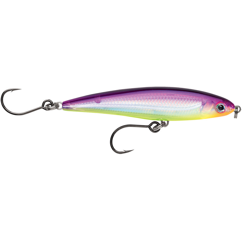 Rapala X-Rap Twitchin Minnow 4" Purple Chartreuse [SXRT10PRCH]