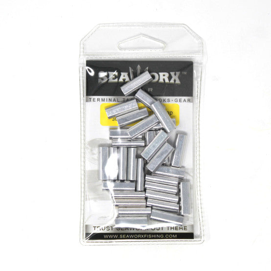 Seaworx Aluminum Crimp, 30 Pack