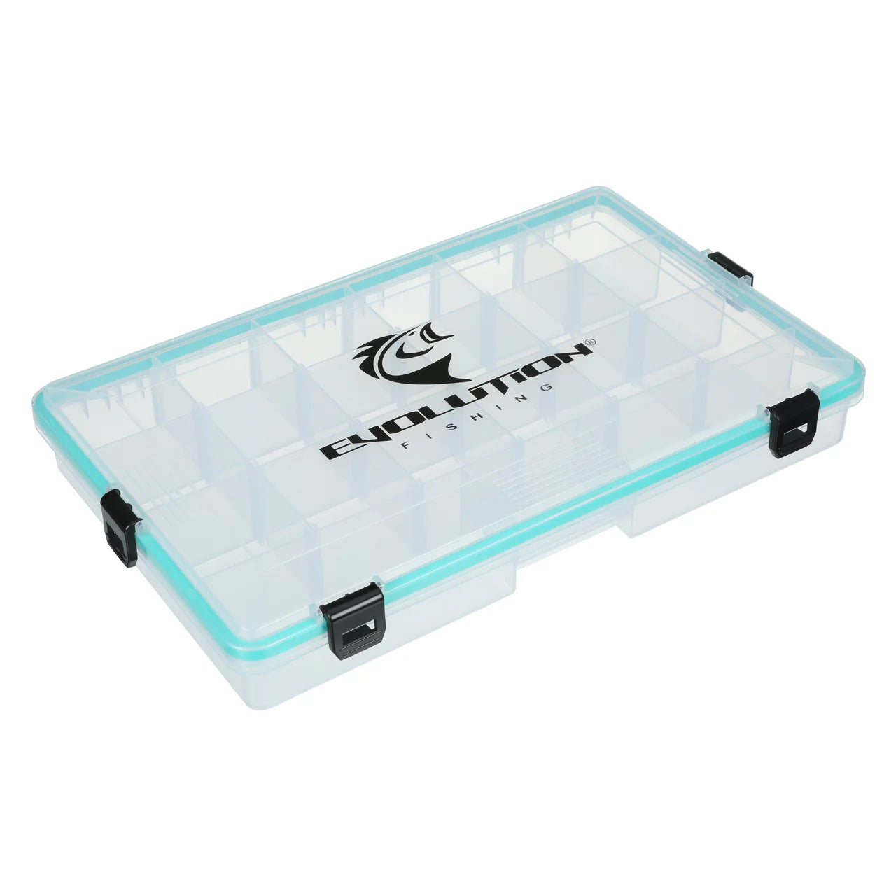 Evolution 4-Latch Waterproof Tray - Seafoam