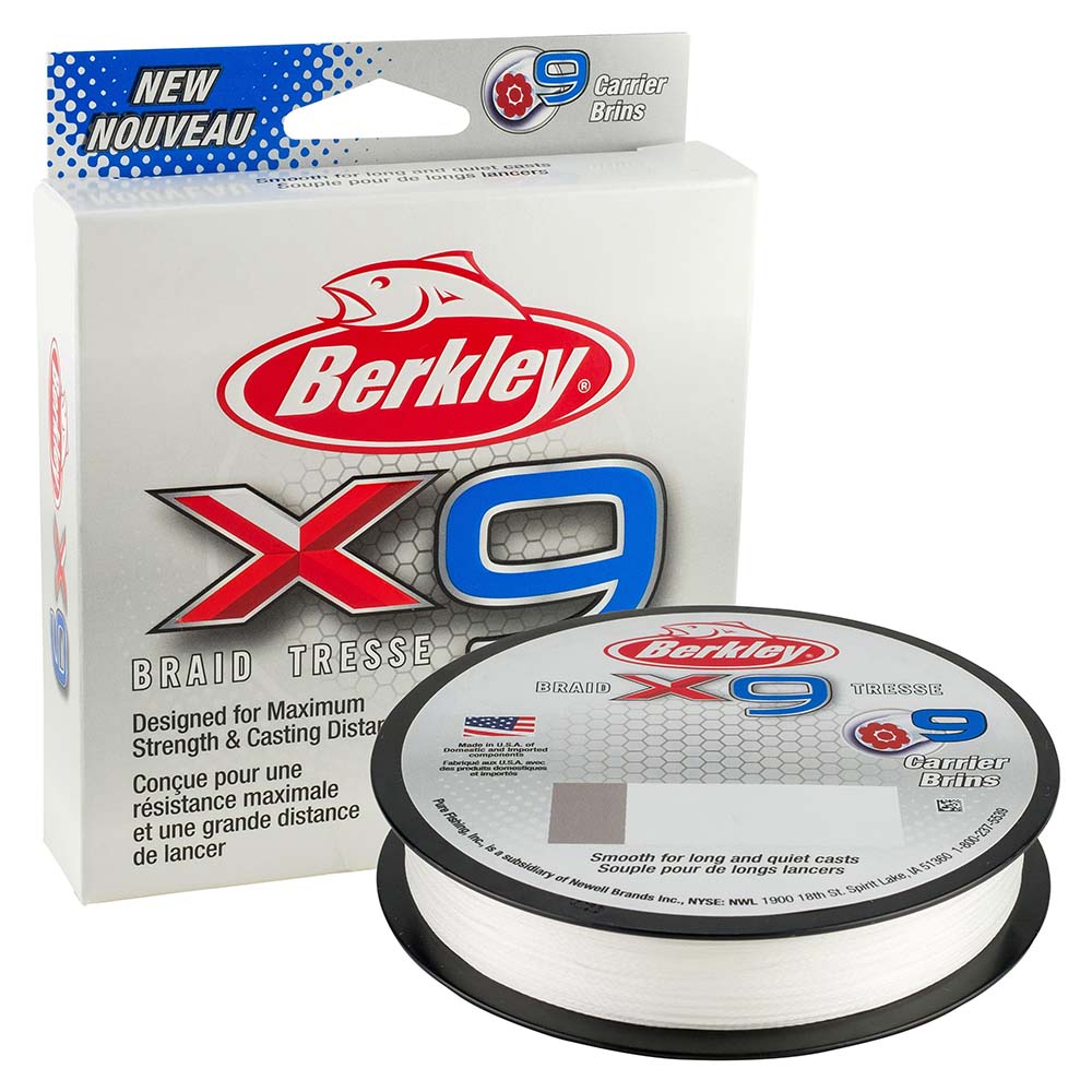 Berkley x9 Braid Crystal - 8lb - 328 yds - X9B3308-CY [1486895]