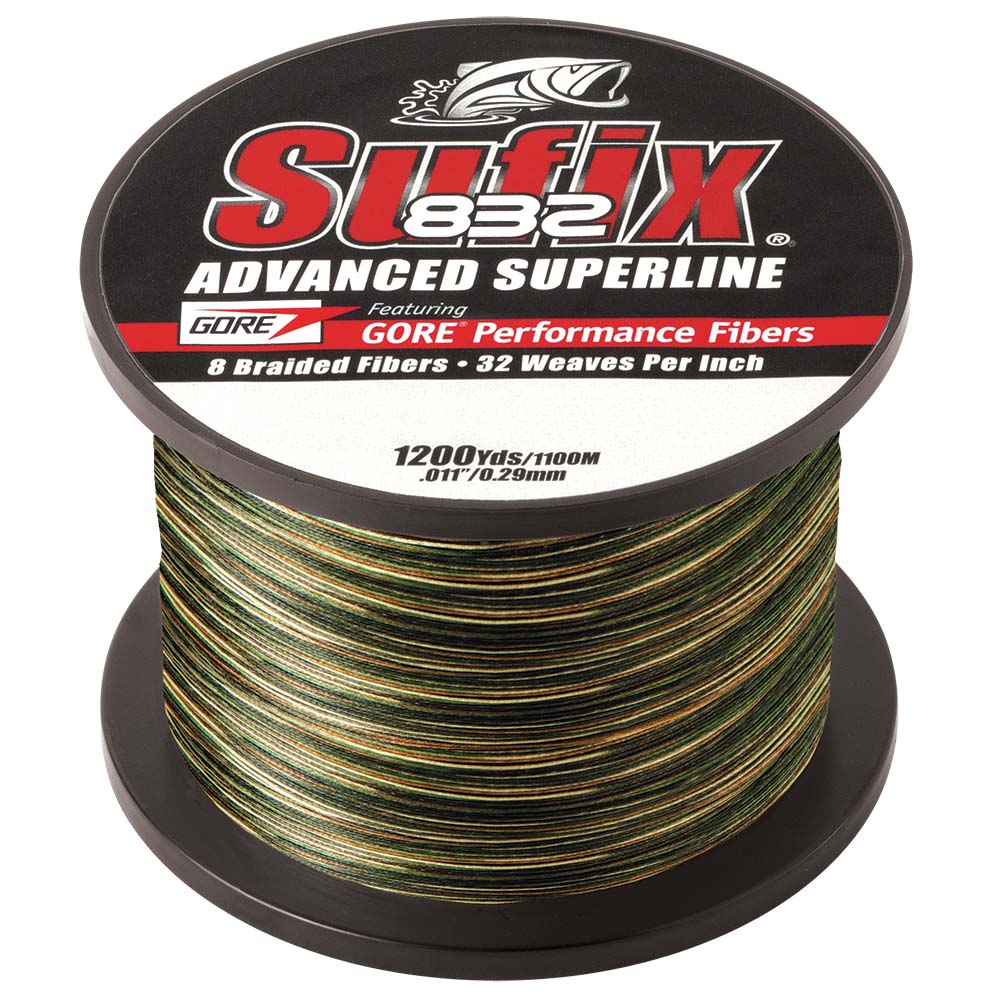 Sufix 832 Advanced Superline Braid - 10lb - Camo - 1200 yds [660-310CA]