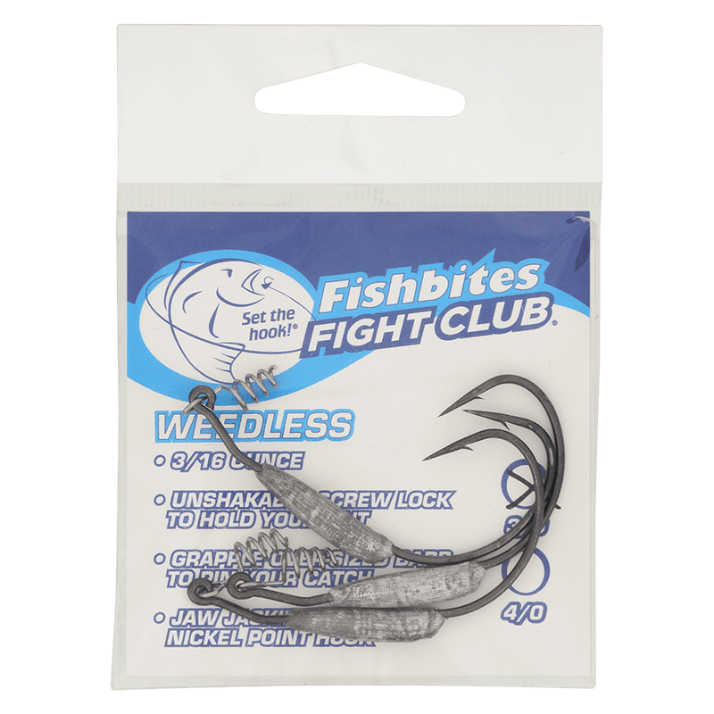 FISHBITES FIGHT CLUB® WEEDLESS HOOKS