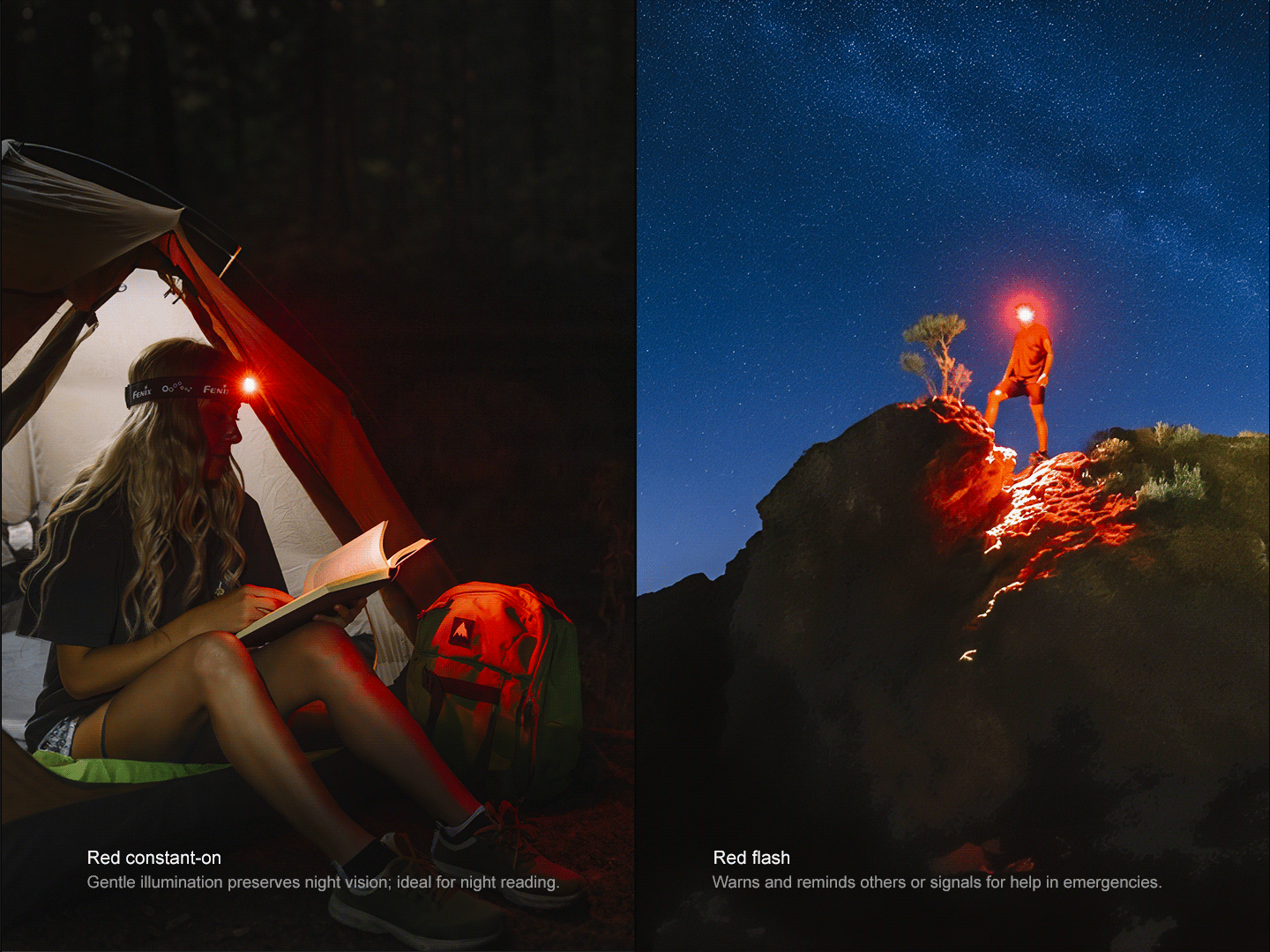 Fenix HM55R Lightweight Multi-LED Headlamp