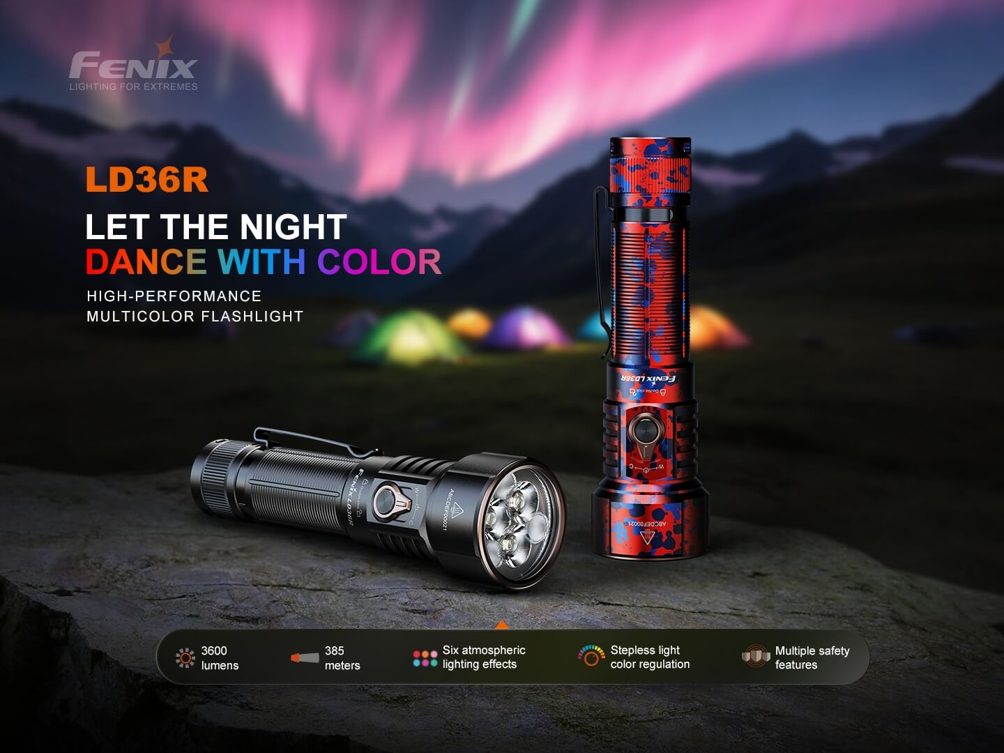 Fenix LD36R Multicolor Flashlight