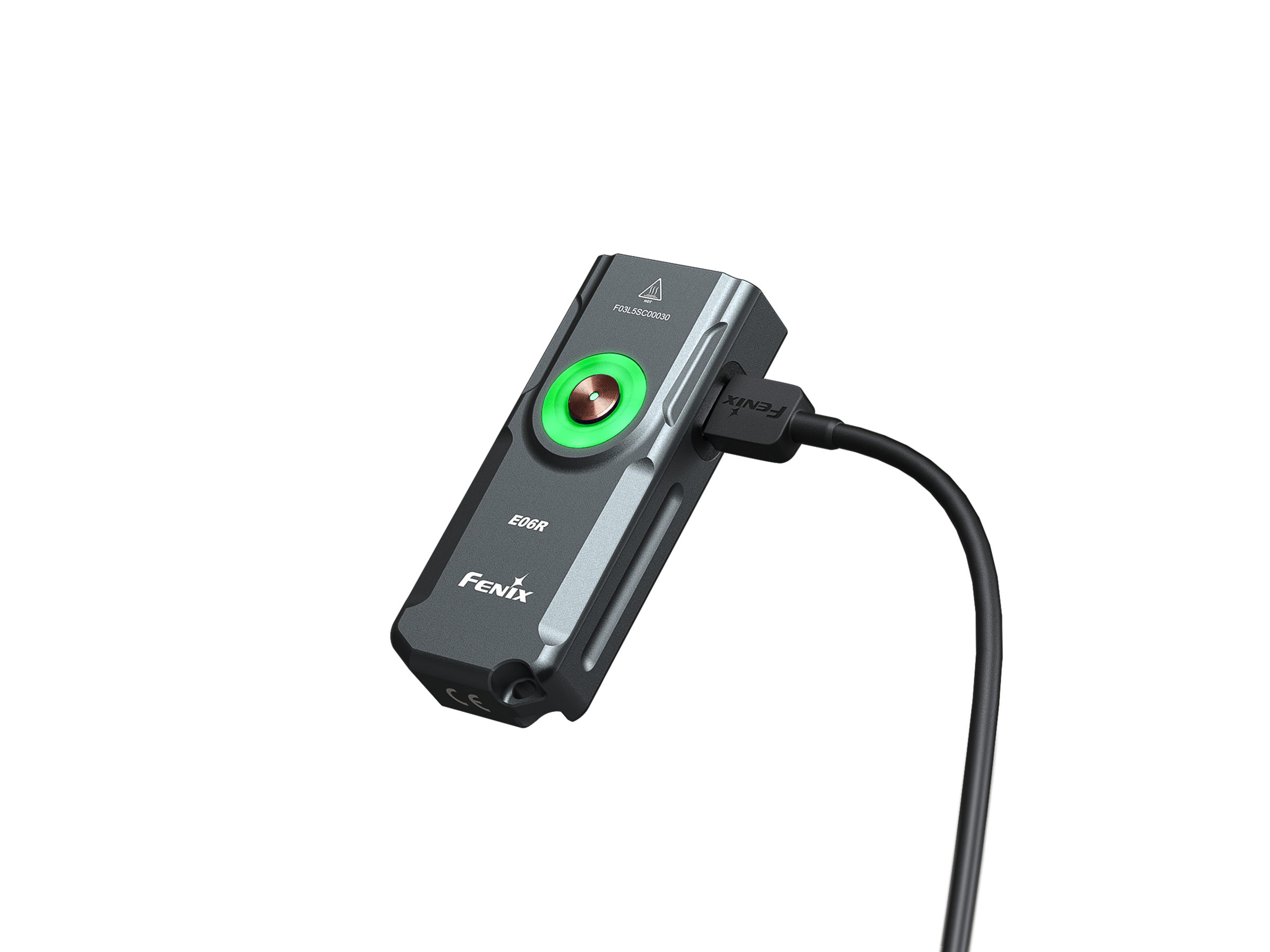 Fenix E06R Keychain Light with White, UV, and Red Laser Lights