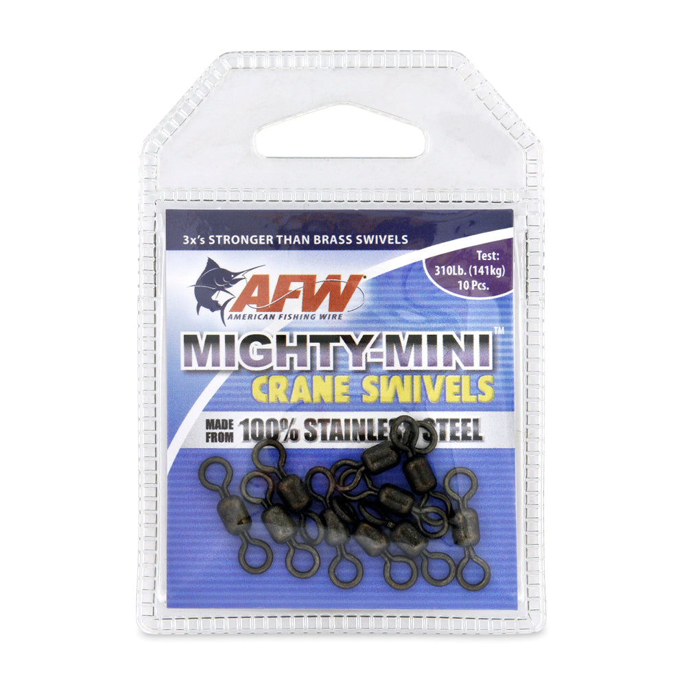 AFW Fishing - Mighty Mini Crane Swivels Stainless