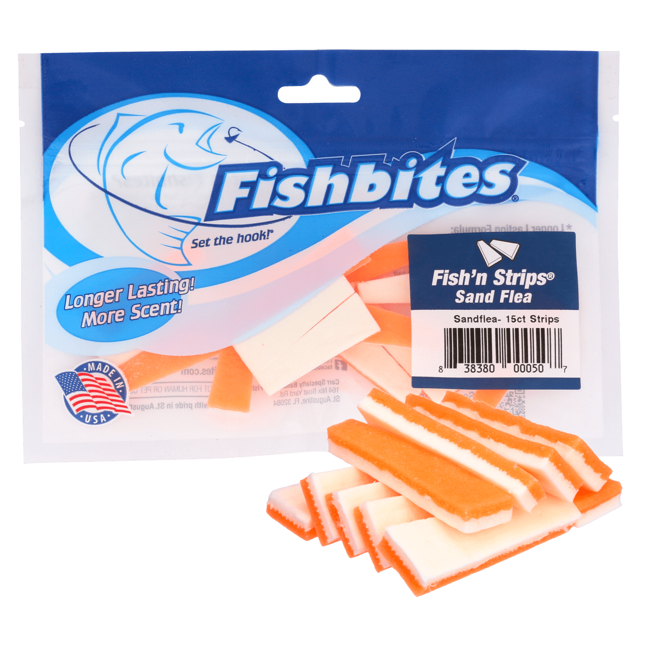 FISHBITES FISH’N STRIPS® SAND FLEA