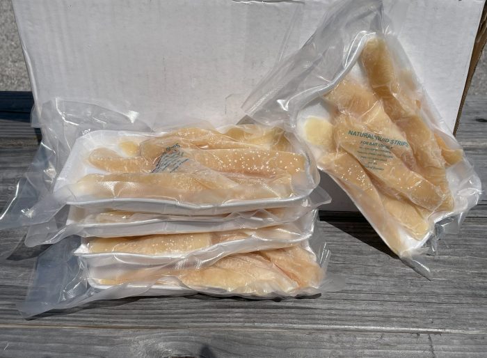 Squid Strips, Frozen, 8 oz