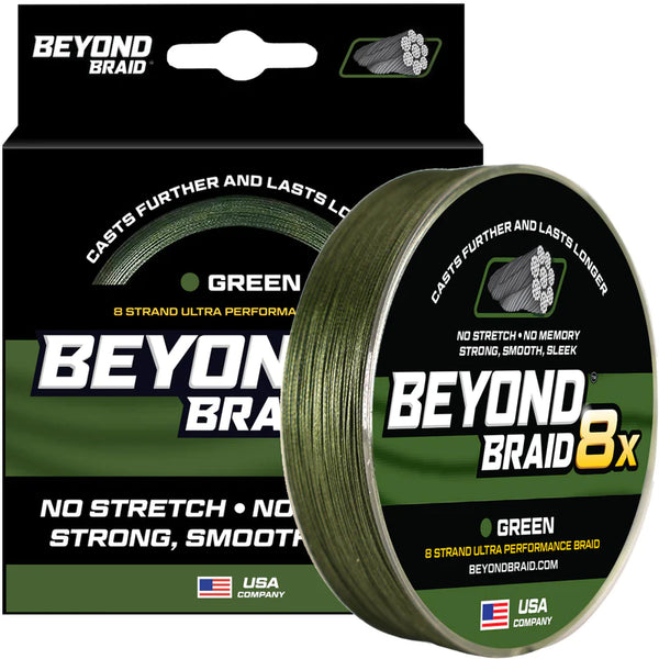 beyond braided fishing line GREEN 3-500 Yrd / 15-60 lb Braid